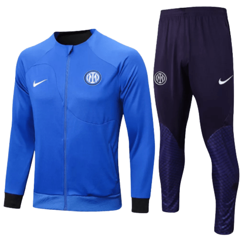 Agasalho de Viagem Inter de Milão - Masculino - Azul e Preto - Manto Club