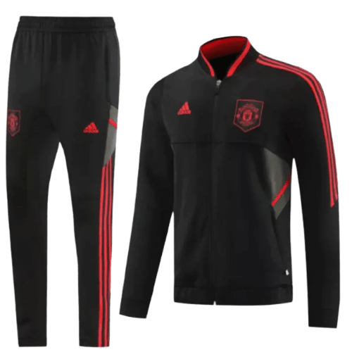 Agasalho de Viagem Manchester United - Masculino - Preto - Manto Club