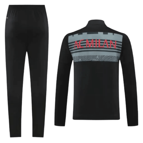 Agasalho de Viagem Milan - Masculino - Preto e Cinza - Manto Club