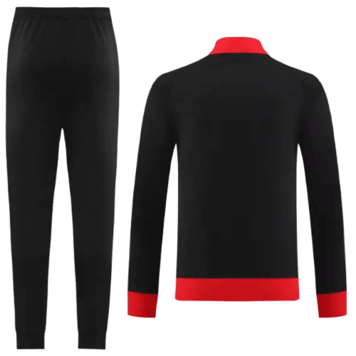 Agasalho de Viagem Milan - Masculino - Preto e Vermelho - Manto Club