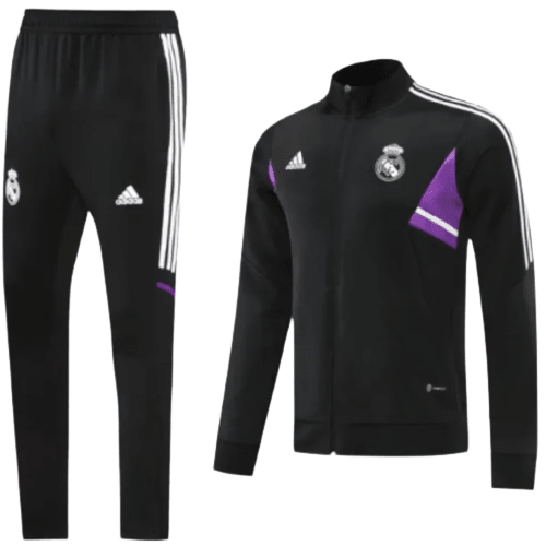 Agasalho de Viagem Real Madrid - Masculino - Preto - Manto Club