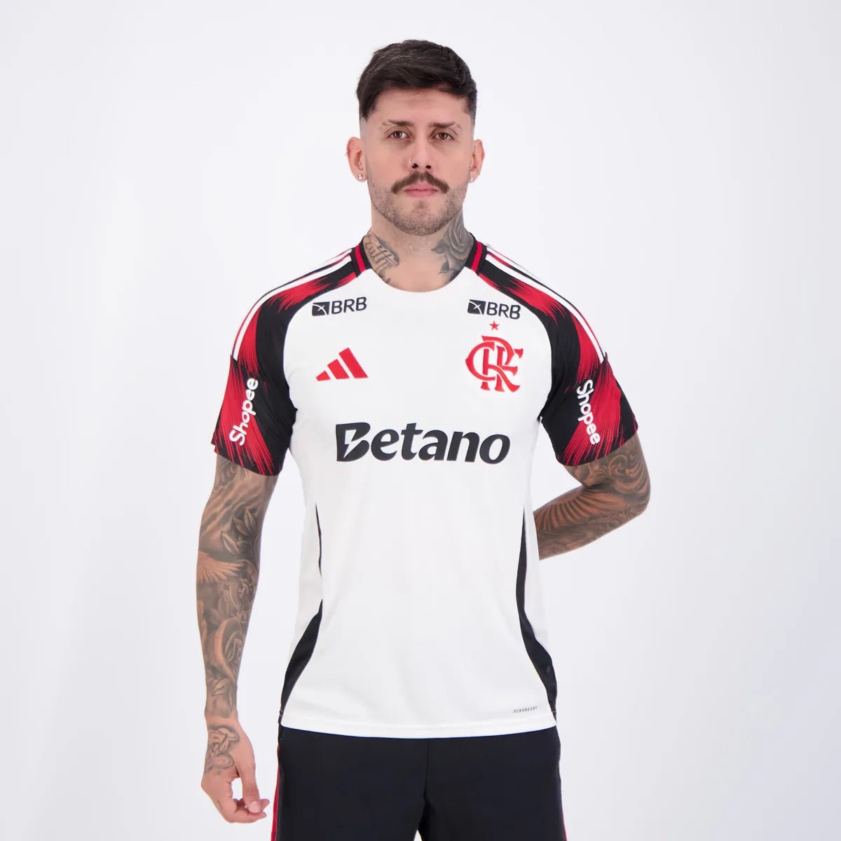 Camisa Adidas Flamengo 2025/26 II Com Patrocínios - Manto Club