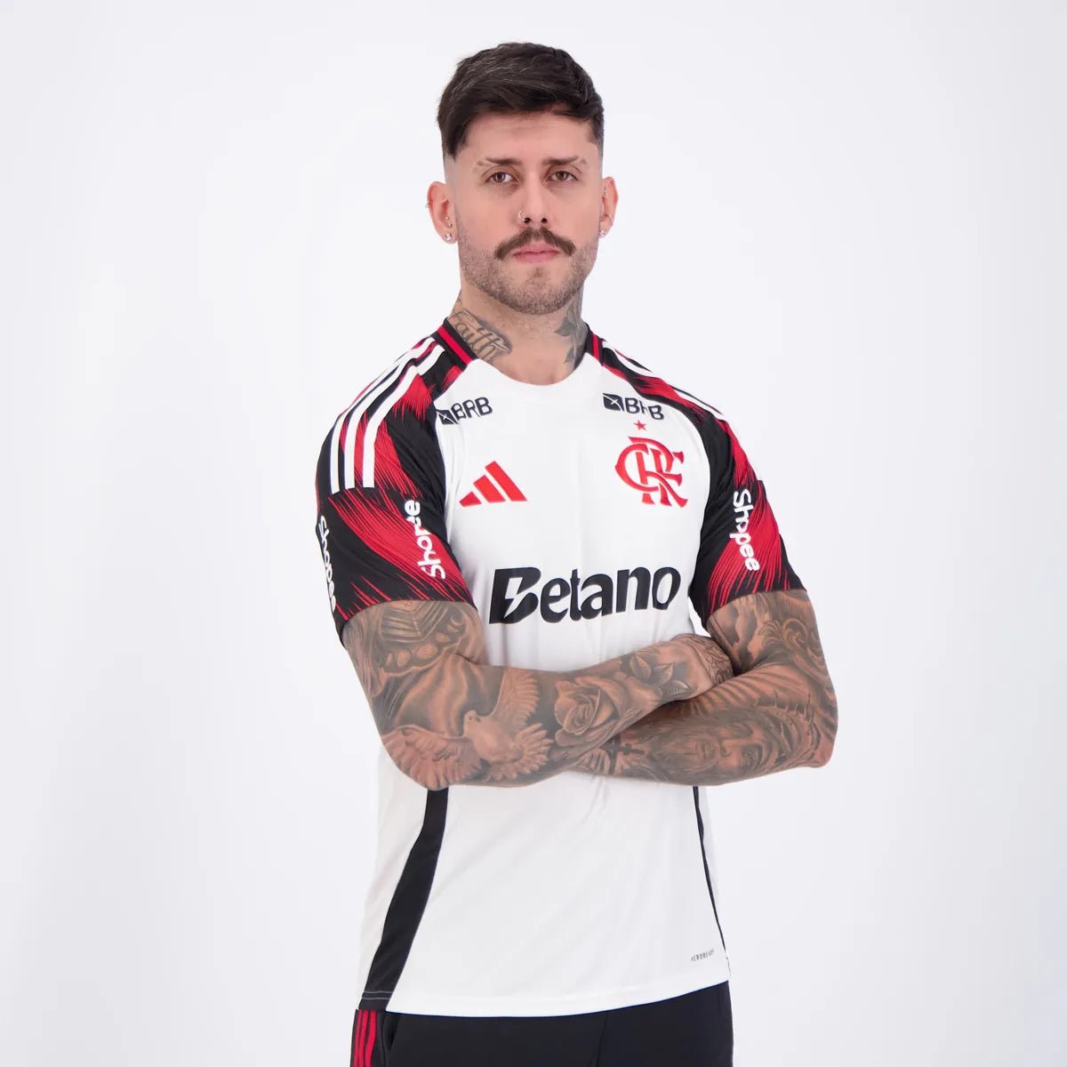 Camisa Adidas Flamengo 2025/26 II Com Patrocínios - Manto Club