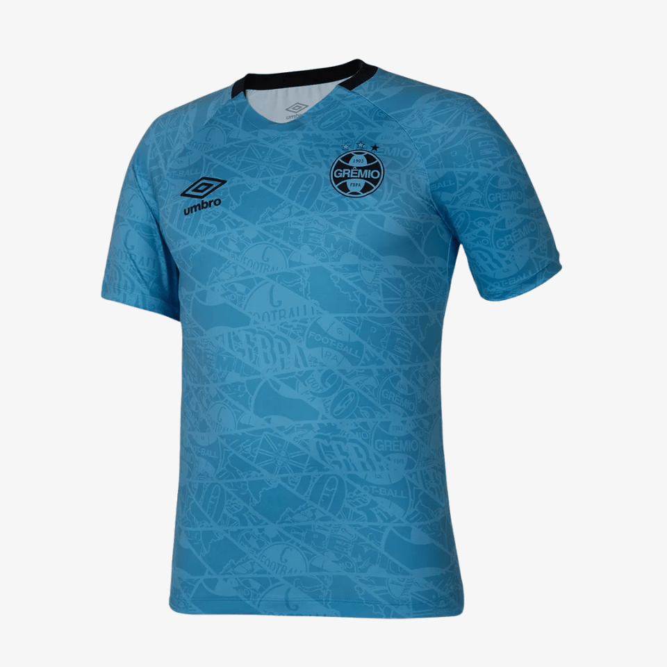 Camisa Aquecimento Umbro Grêmio 2025/26 - Manto Club