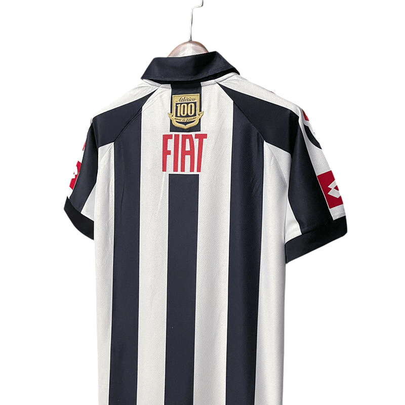 Camisa Atlético Mineiro Centenário Retrô 2008 Preta e Branca - Lotto - Manto Club
