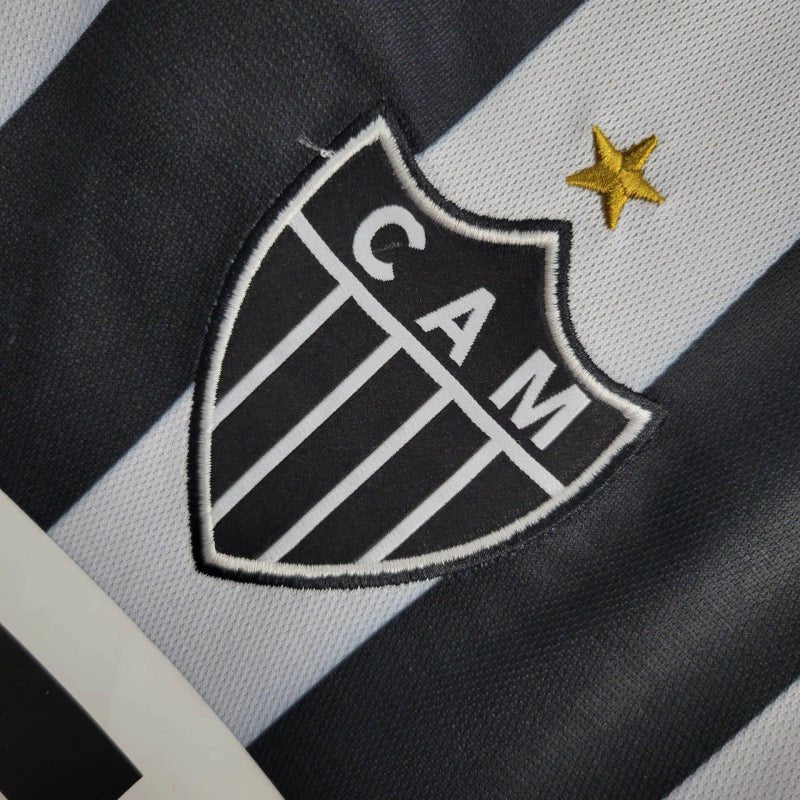 Camisa Atlético Mineiro Home Retrô 2003 Preta e Branca - Umbro - Manto Club