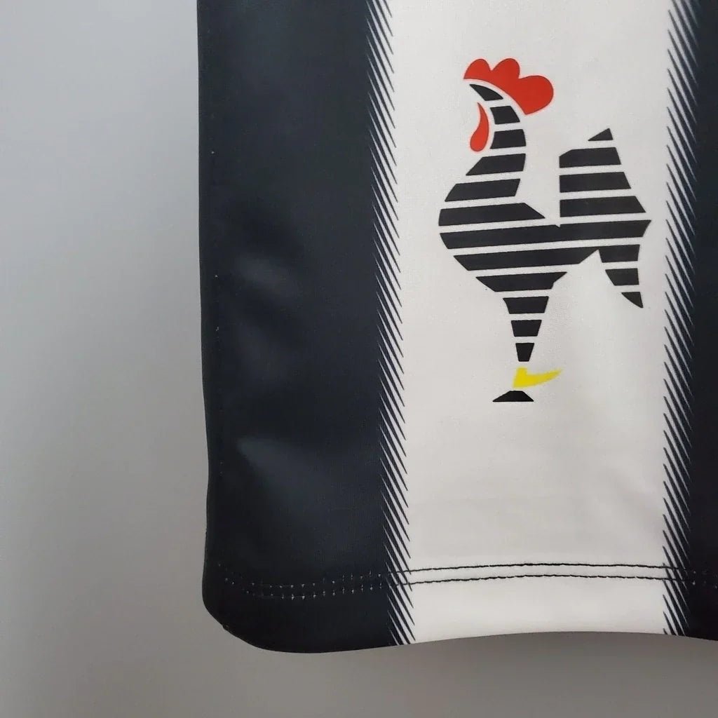 Camisa Atlético Mineiro Home Retrô 2013 Patch da Libertadores - Preta e Branca - Lupo - Manto Club