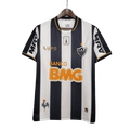 Camisa Atlético Mineiro Home Retrô 2013 Patch da Libertadores - Preta e Branca - Lupo - Manto Club