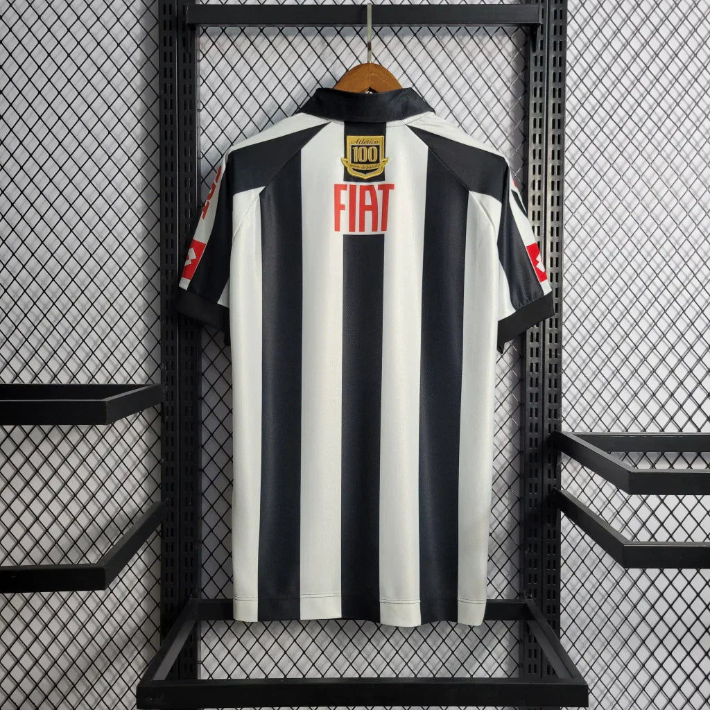 Camisa Atlético Mineiro Retrô 2008 Branco e Preto - Lotto - Manto Club