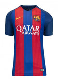 Camisa Barcelona 16/17 Retro Home Nike Torcedor - Azul e Grená - Manto Club