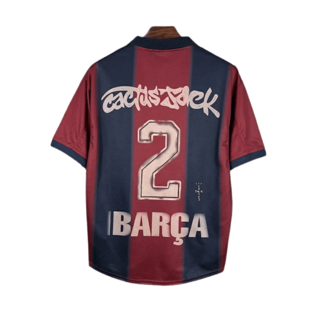 Camisa Barcelona Cactus Jack Home 2000/01 Retrô - Manto Club