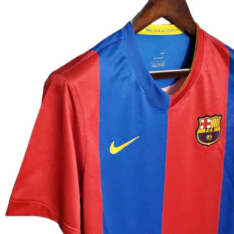 Camisa Barcelona Retrô 2006/2007 Azul e Grená - Nike - Manto Club