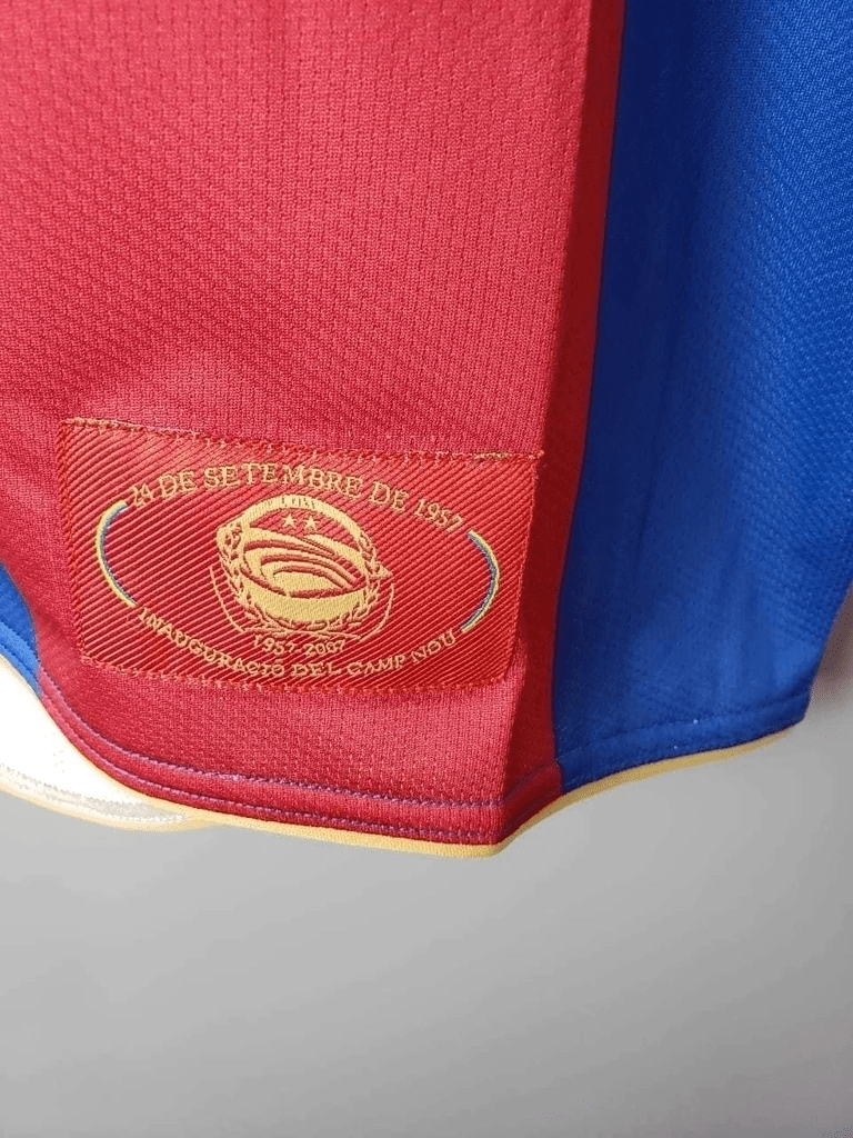 Camisa Barcelona Retrô 2006/2007 - Nike Azul Grená - Manto Club