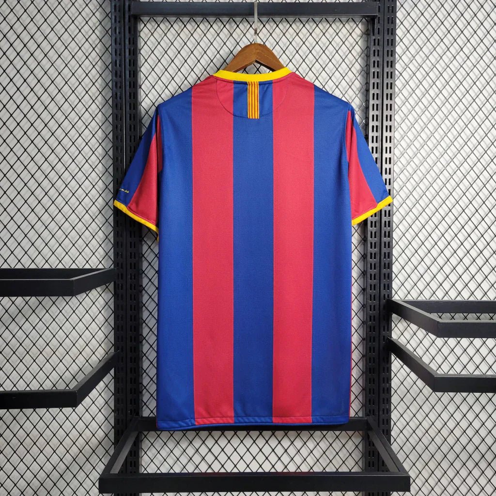 Camisa Barcelona Retrô I Home 2010/11 Torcedor Nike Masculino Vermelho e Azul - Manto Club