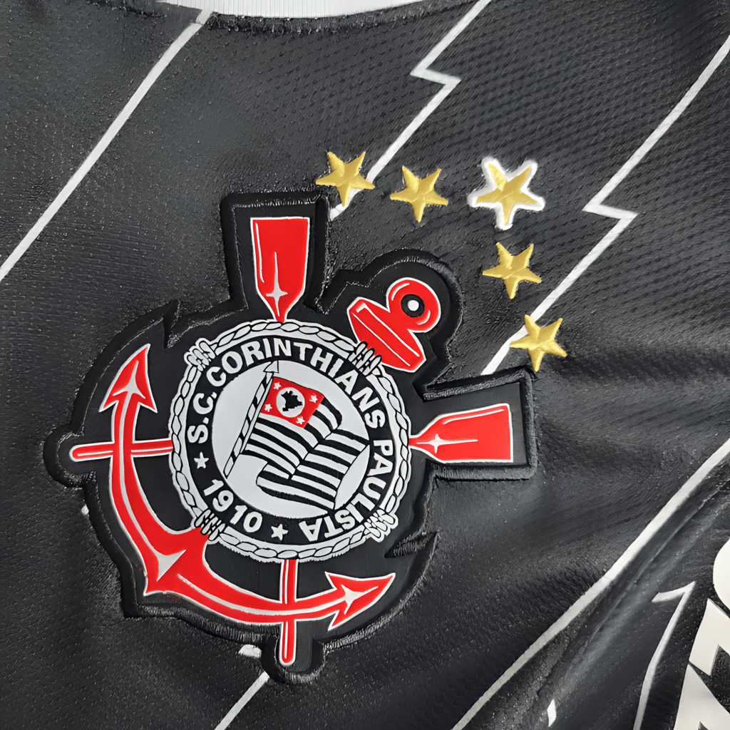 Camisa Corinthians Retrô 2012/13 Home Nike Masculina - Preto - Manto Club