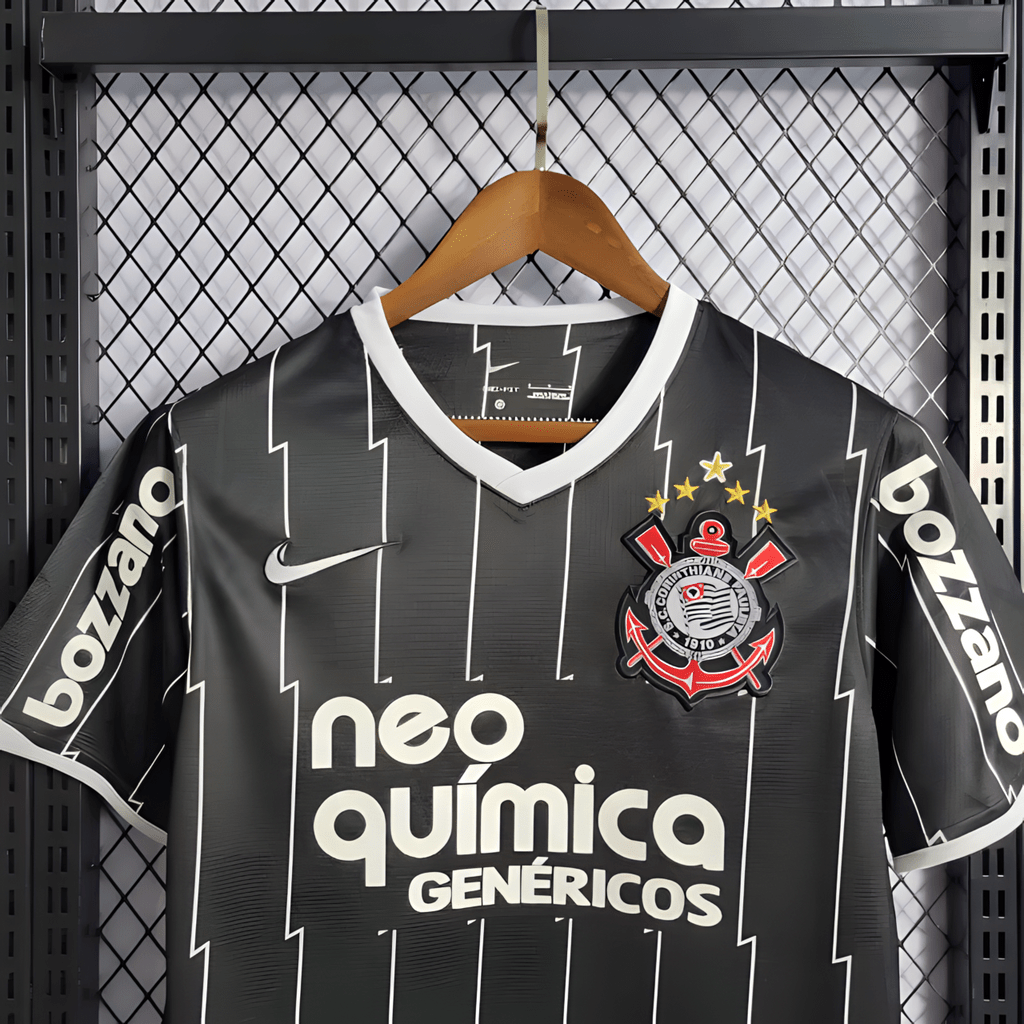 Camisa Corinthians Retrô 2012/13 Home Nike Masculina - Preto - Manto Club