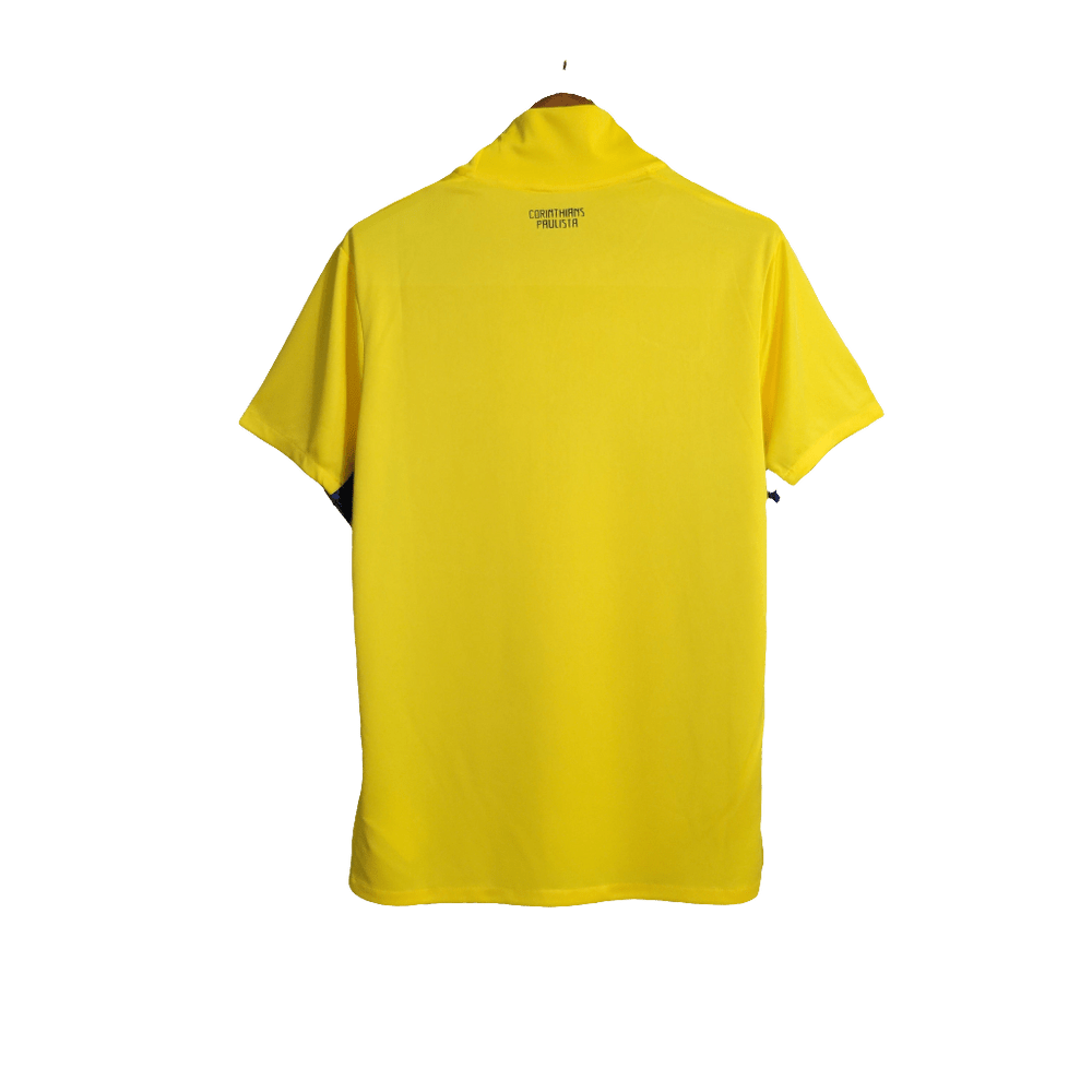 Camisa Corinthians Retrô 2014/15 Away Nike Masculina - Amarela e Azul - Manto Club