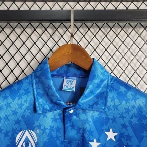 Camisa Cruzeiro Home Retrô 1993/94 Azul - Finta - Manto Club