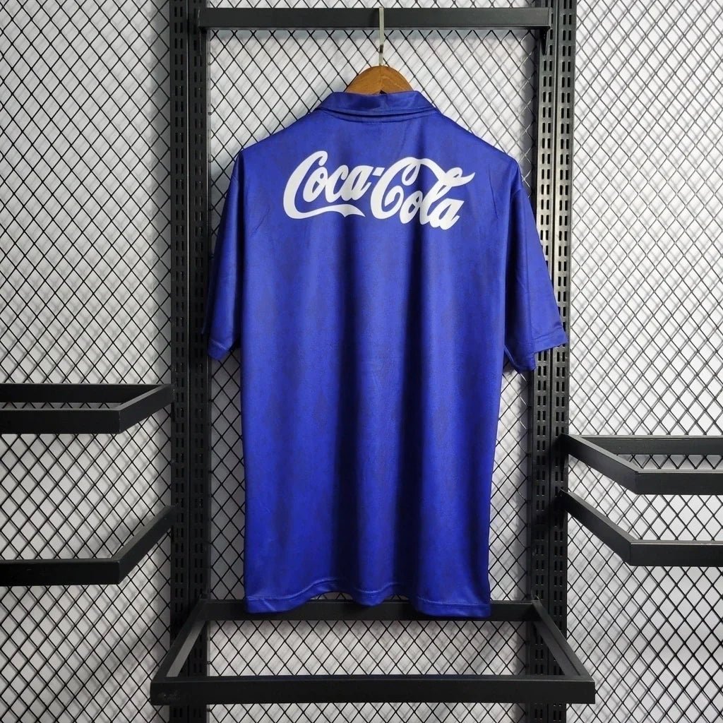 Camisa Cruzeiro Retrô 1993/94 Azul Escuro - Finta - Manto Club