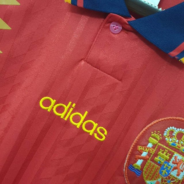 Camisa Espanha Retrô 1994 Vermelha - Adidas - Manto Club