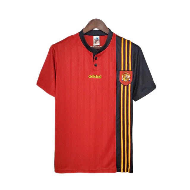 Camisa Espanha Retrô 1996 Vermelha - Adidas - Manto Club