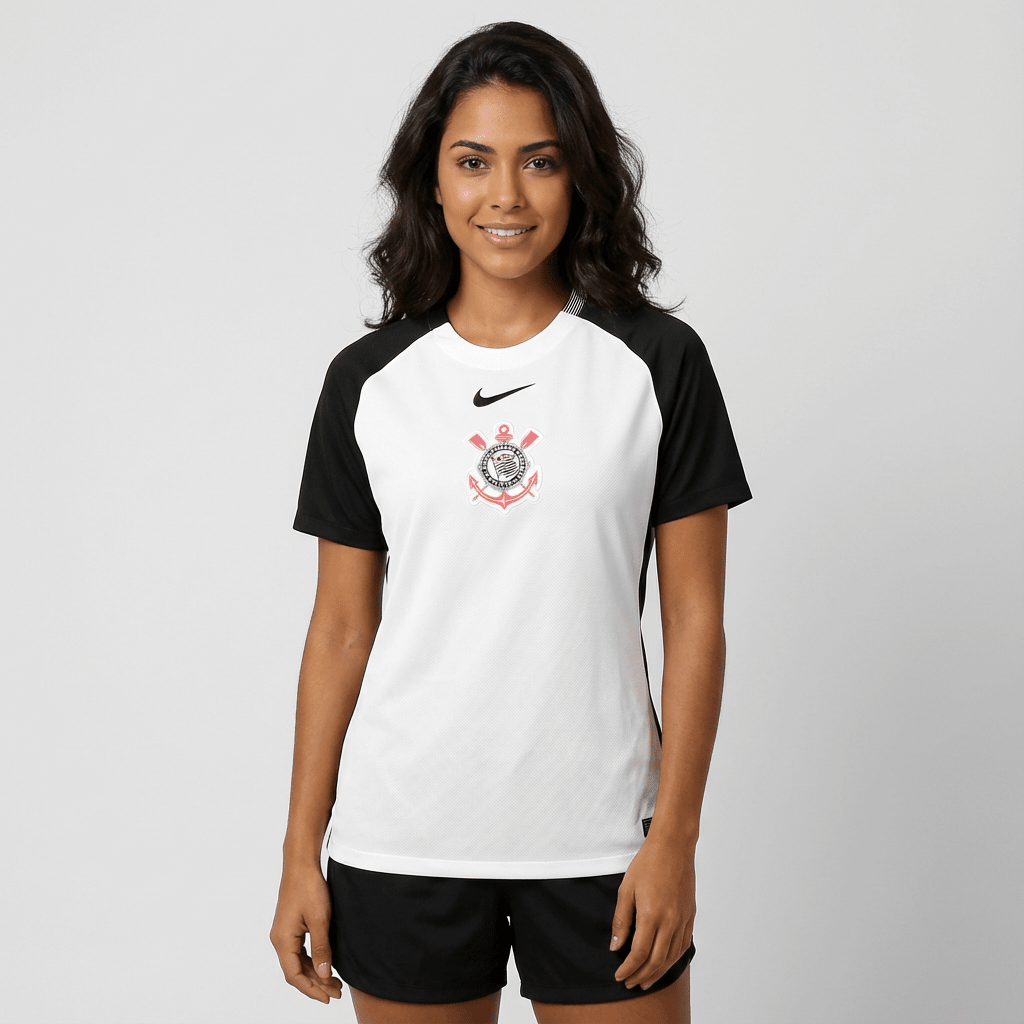 Camisa Feminina Nike Corinthians 2025/26 I Torcedor - Manto Club
