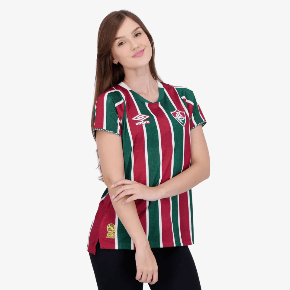 Camisa Feminina Umbro Fluminense 2024/25 I - Manto Club