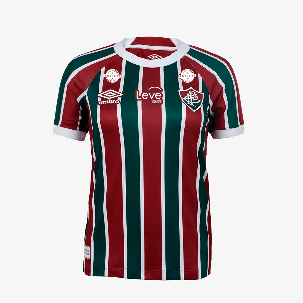 Camisa Feminina Umbro Fluminense 2025/26 I Com Patrocinios - Manto Club