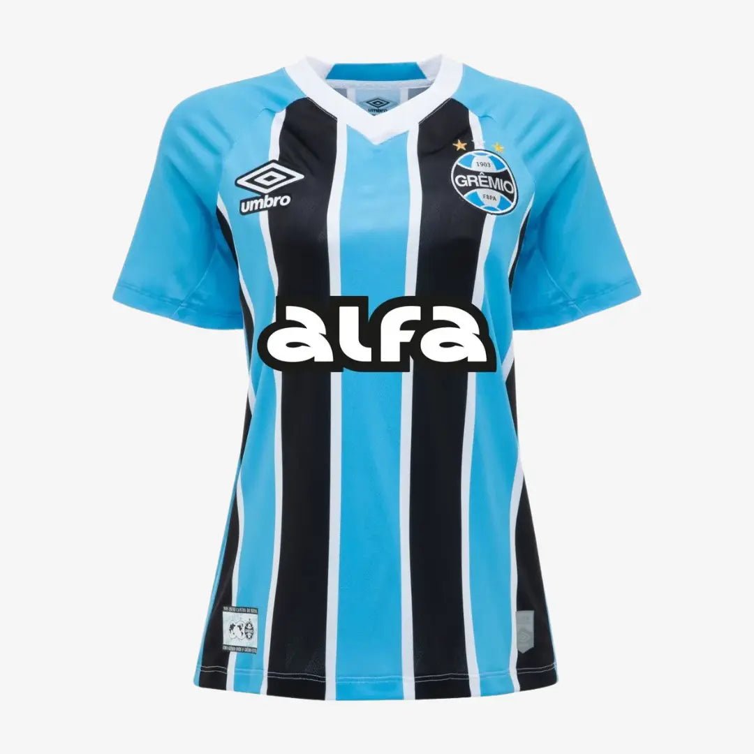 Camisa Feminina Umbro Grêmio 2025/26 I - Manto Club