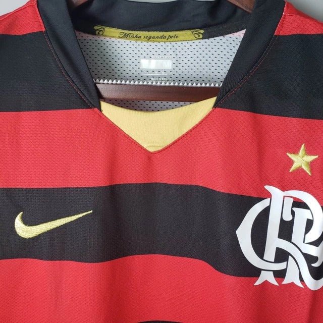 Camisa Flamengo Retrô 2009 Vermelha e Preta - Nike - Manto Club