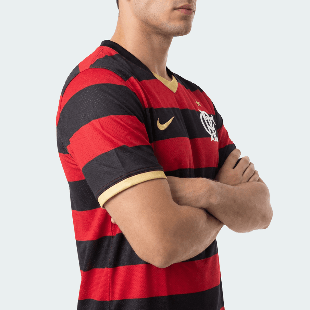 Camisa Flamengo Retrô 2009 Vermelha e Preta - Nike - Manto Club