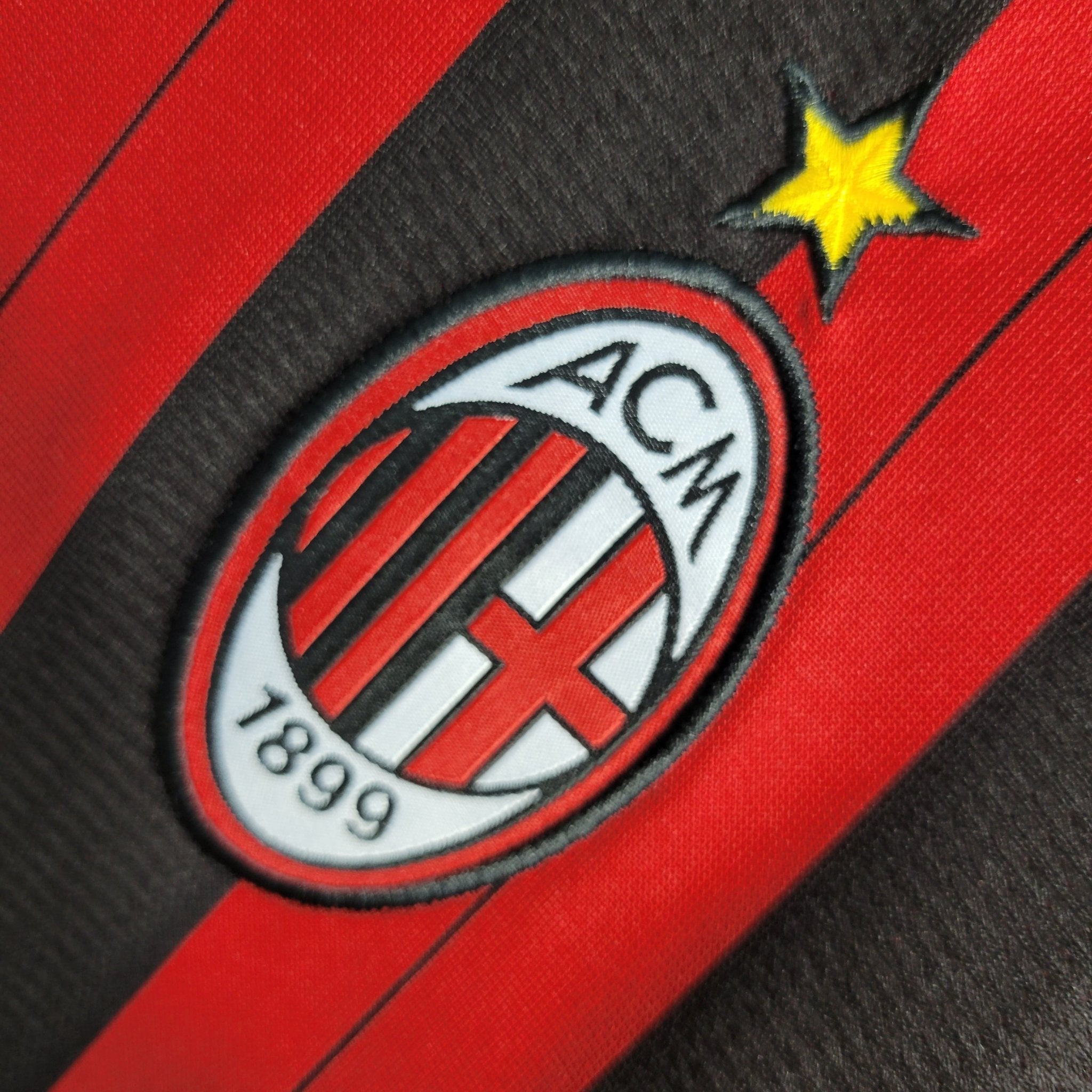 Camisa I Adidas Milan 2013/14 - Retrô Manga Longa - Vermelho - Manto Club