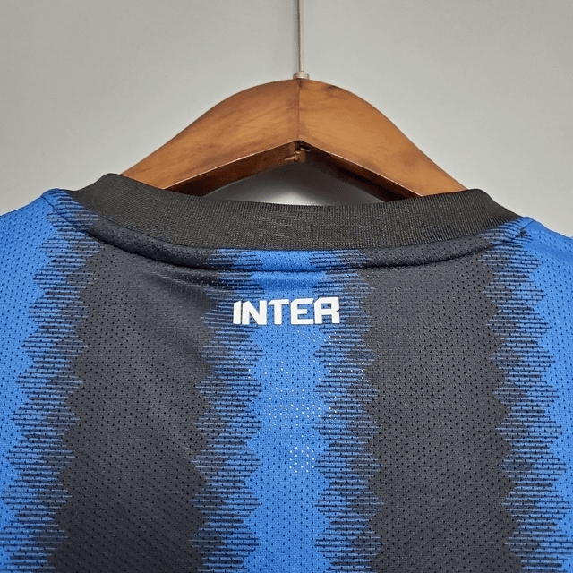 Camisa Inter de Milão Retrô 2010 Manga Longa Azul e Preta - Nike - Manto Club