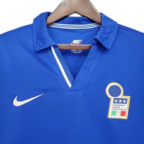 Camisa Itália Retrô 1998 Azul - Nike - Manto Club