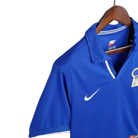 Camisa Itália Retrô 1998 Azul - Nike - Manto Club