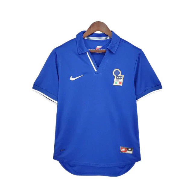 Camisa Itália Retrô 1998 Azul - Nike - Manto Club