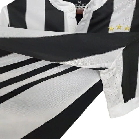 Camisa Juventus Retrô 2017/2018 Preta e Branca - Adidas - Manto Club