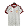 Camisa Manchester United Retrô 1991 Branca - Adidas - Manto Club