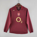 Camisa Manga Longa Arsenal 05/06 Nike - Bordo - Manto Club