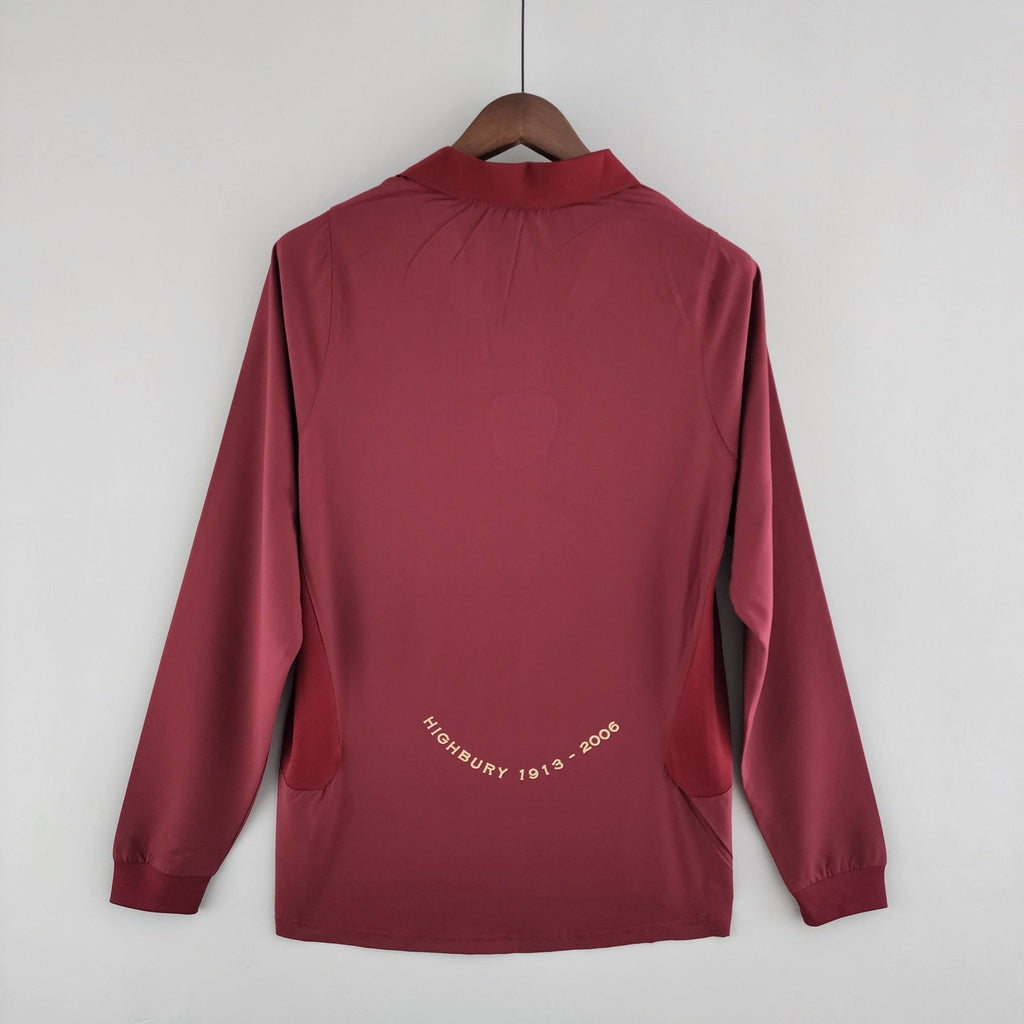 Camisa Manga Longa Arsenal 05/06 Nike - Bordo - Manto Club