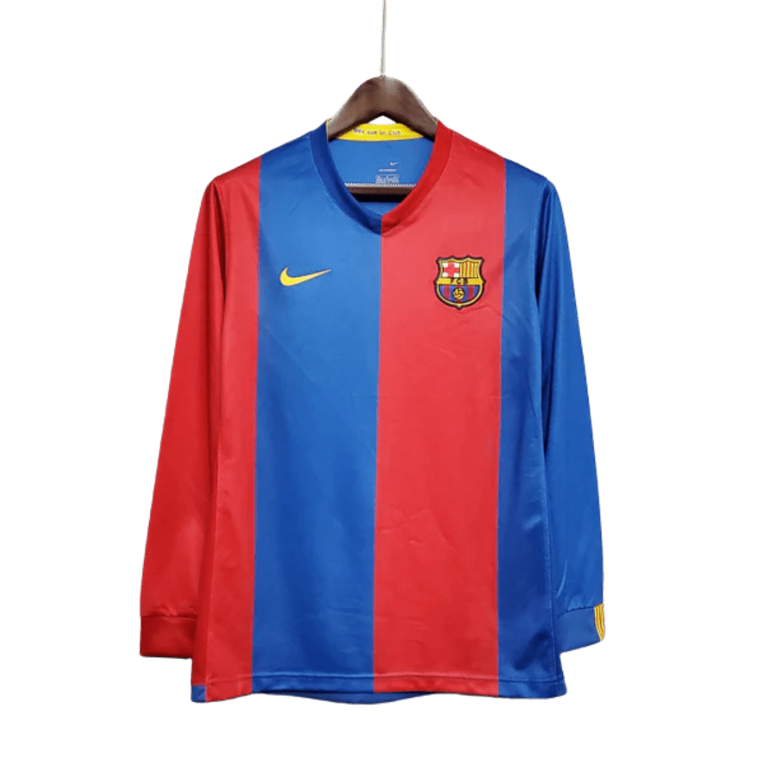 Camisa Manga Longa Barcelona 06/07 Nike - Grená - Manto Club