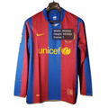 Camisa Manga Longa Barcelona 07/08 Nike - Grená - Manto Club