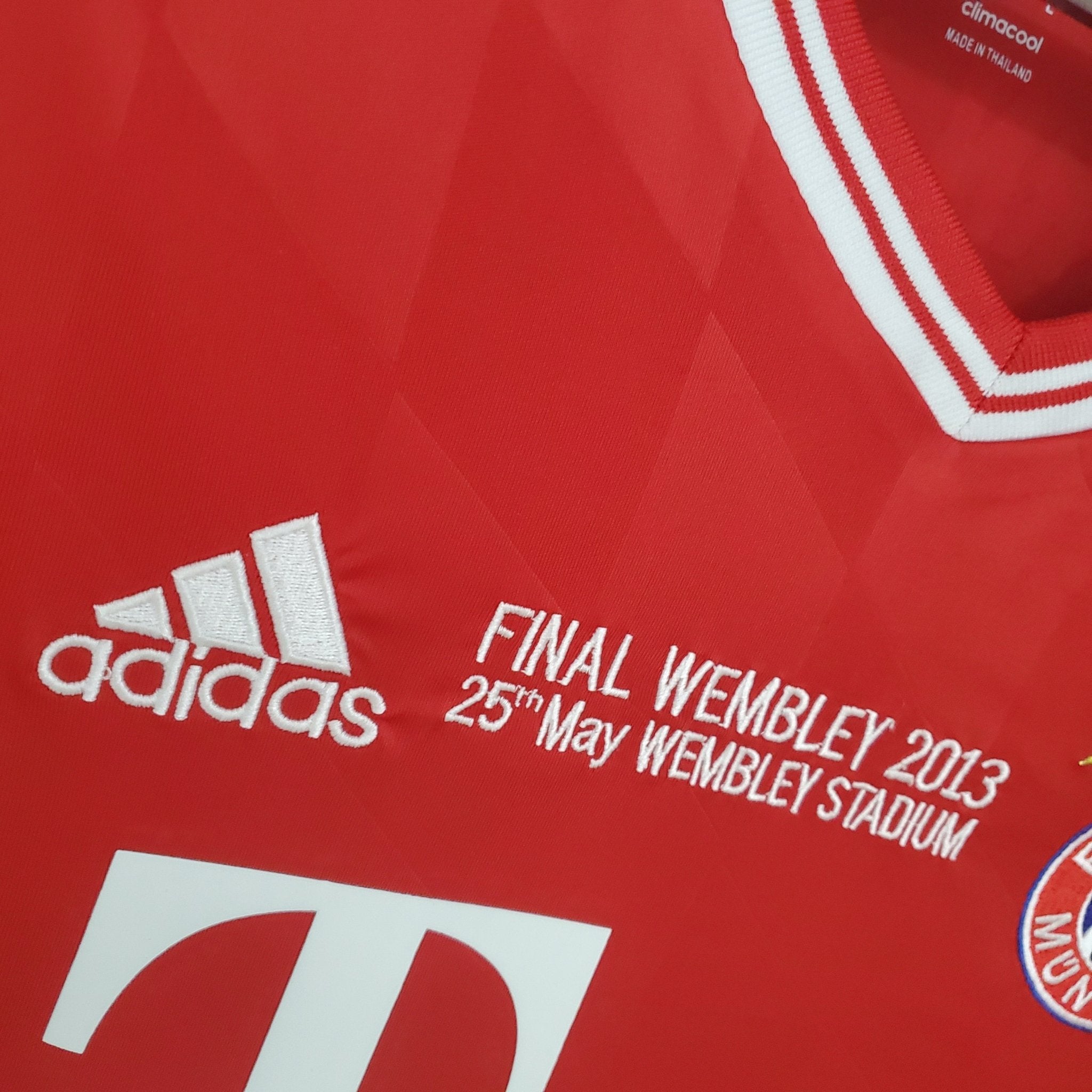 Camisa Manga Longa Bayern de Munique Champions League 2013/14 Adidas - Vermelha - Manto Club