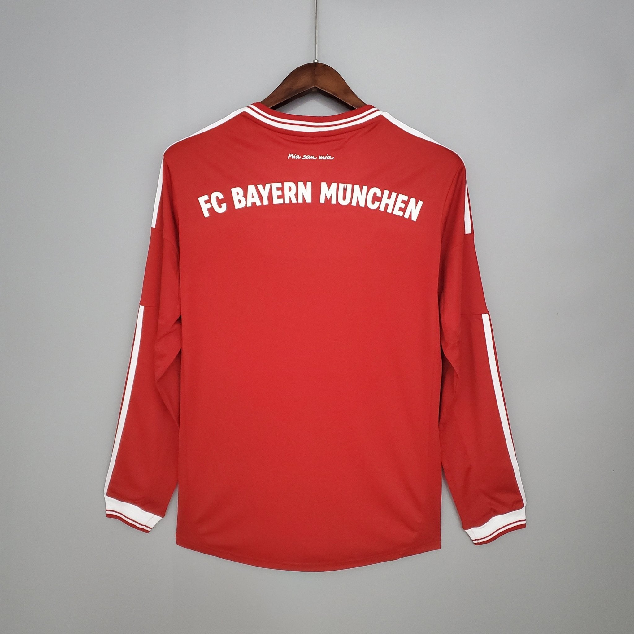 Camisa Manga Longa Bayern de Munique Champions League 2013/14 Adidas - Vermelha - Manto Club