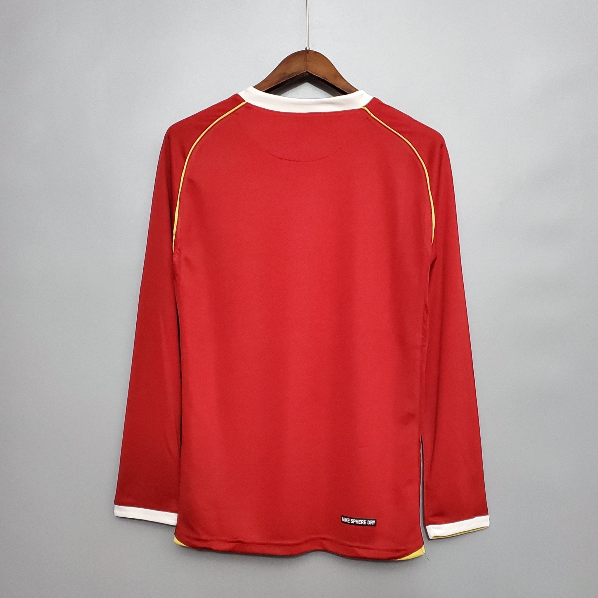 Camisa Manga Longa Manchester United 06/07 Nike - Vermelho - Manto Club
