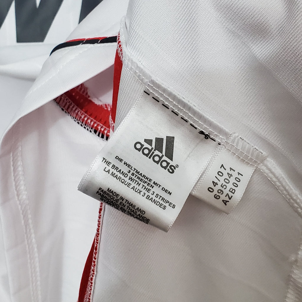 Camisa Manga Longa Milan Champions League 06/07 Adidas - Branco - Manto Club