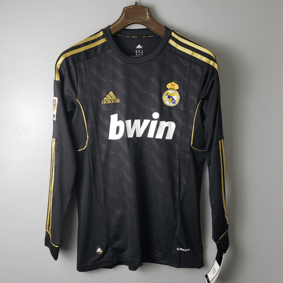 Camisa Manga Longa Real Madrid 2012 Adidas - Preto - Manto Club