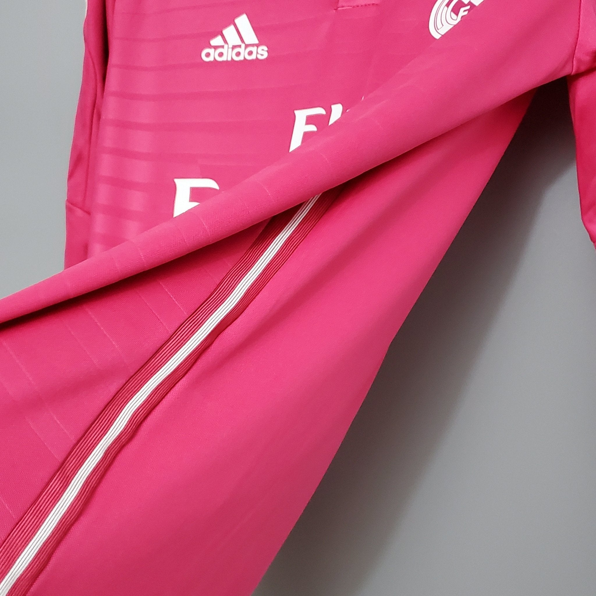 Camisa Manga Longa Real Madrid II 14/15 Adidas - Rosa - Manto Club