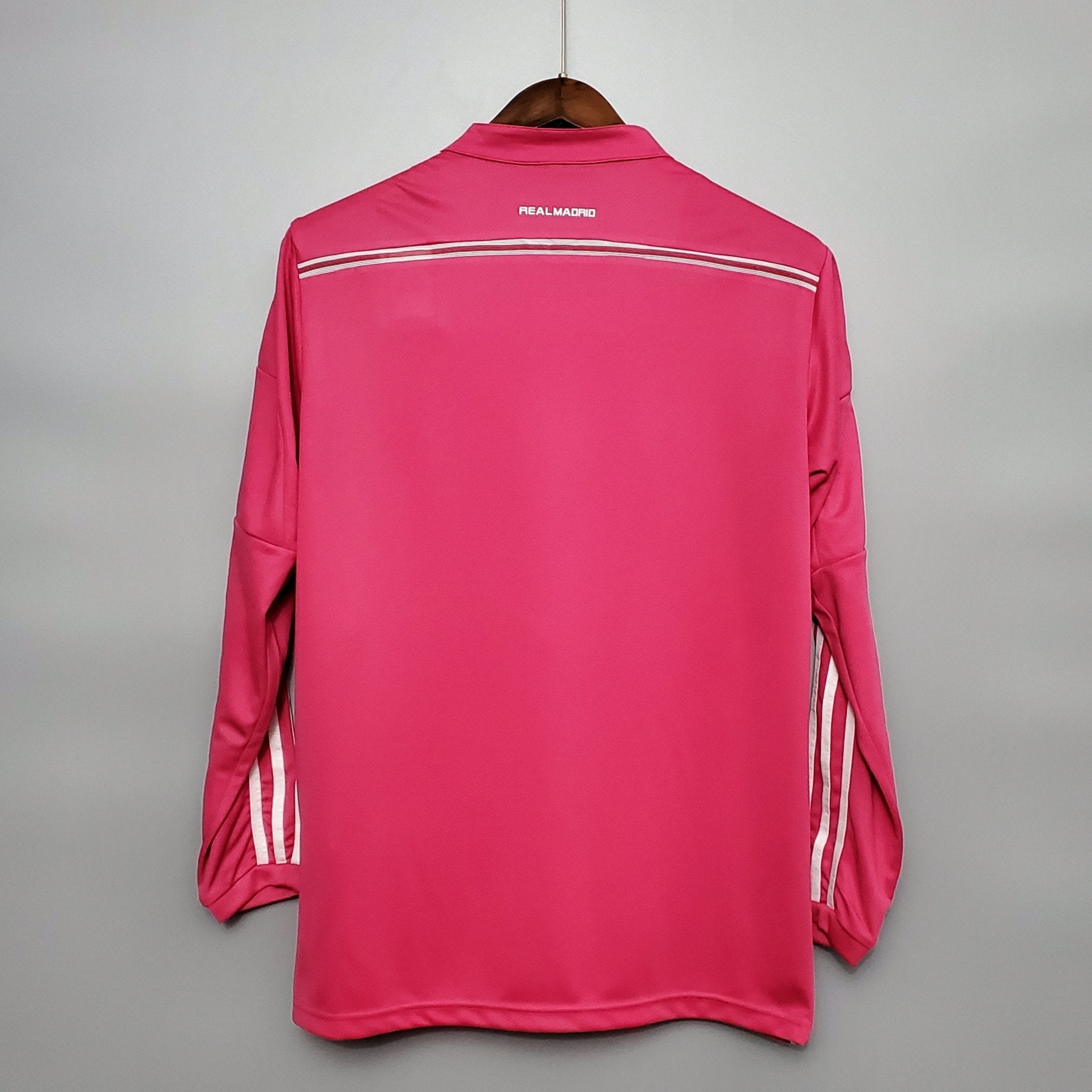 Camisa Manga Longa Real Madrid II 14/15 Adidas - Rosa - Manto Club