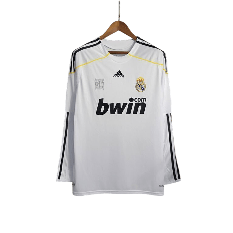 Camisa Manga Longa Real Madrid Retrô 09/10 Adidas Masculino - Branco - Manto Club